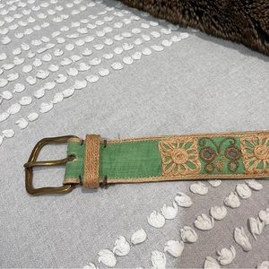Lucky brand embroidered belt
